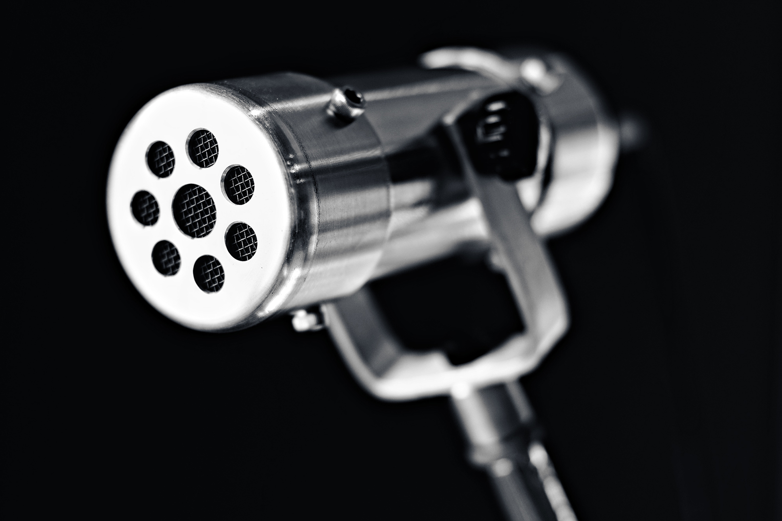 A studio microphone