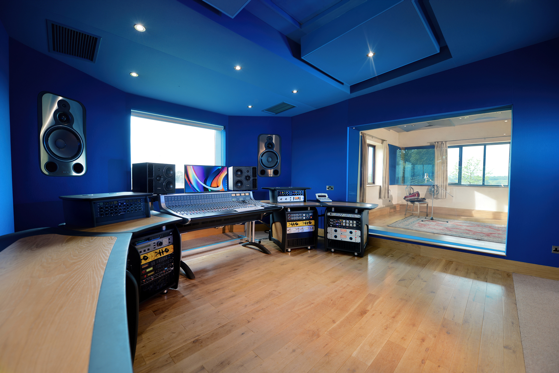 Inside the studio at Far Heath