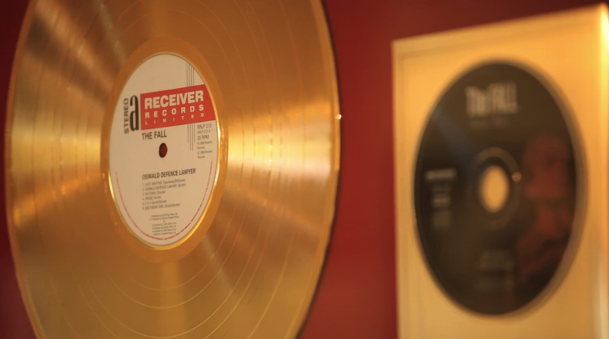 The Fall gold disc for Oswald Defence Lawyer