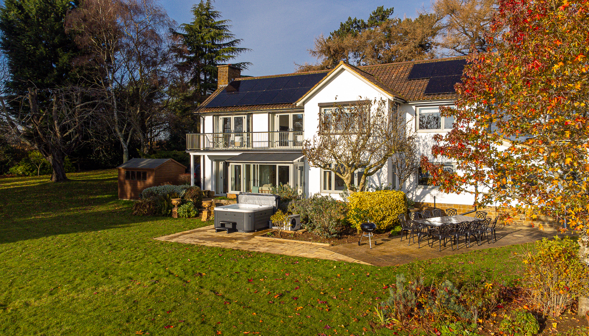 The House at Far Heath in autumn